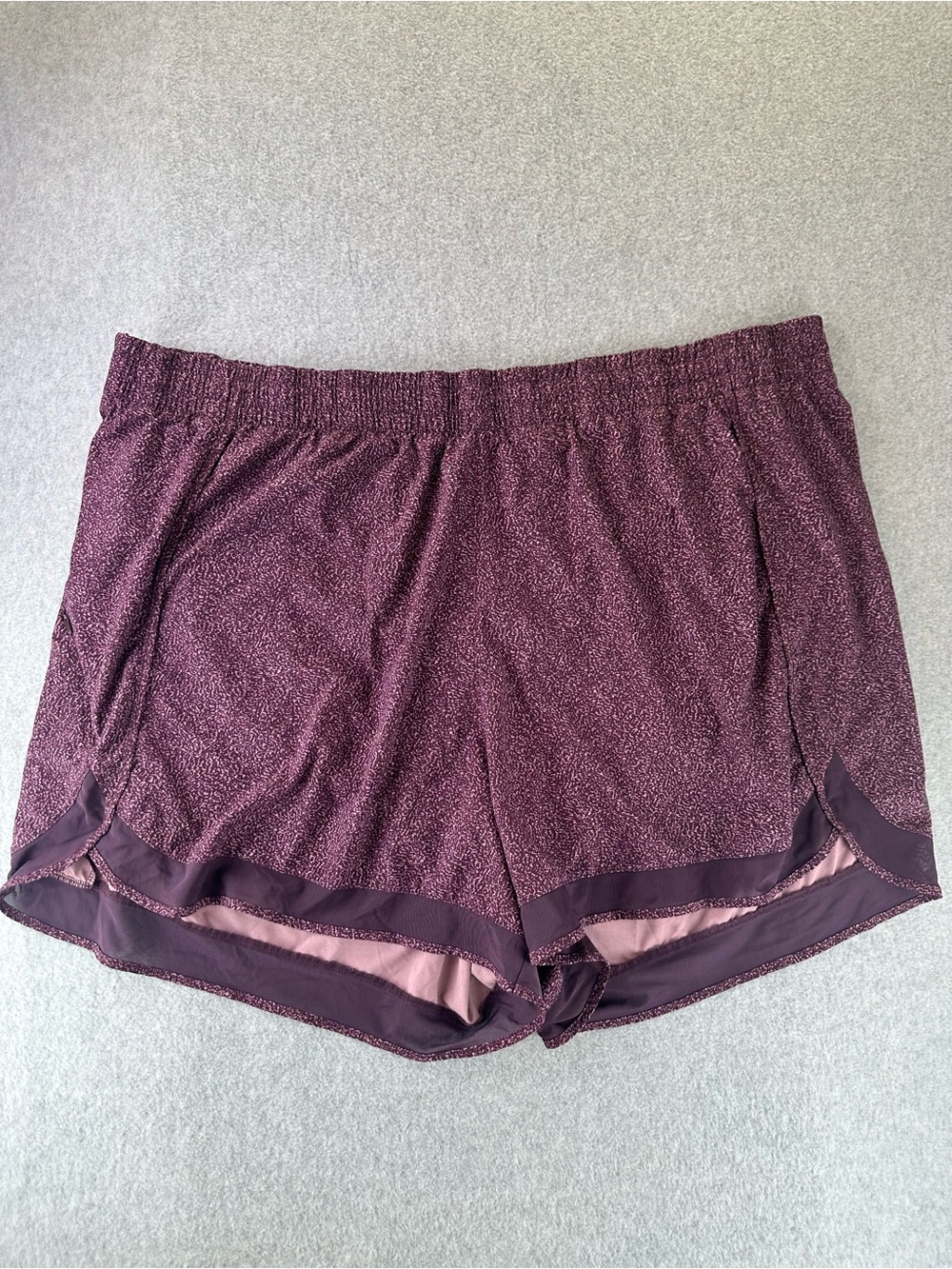 Athleta 3X Plus Size Athletic Brief Lined Stretch Shorts High Rise Active Lounge